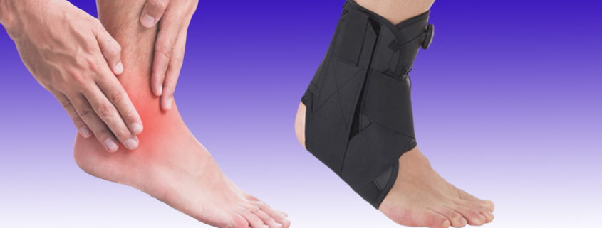 foot and ankle pain and boa ankle brace